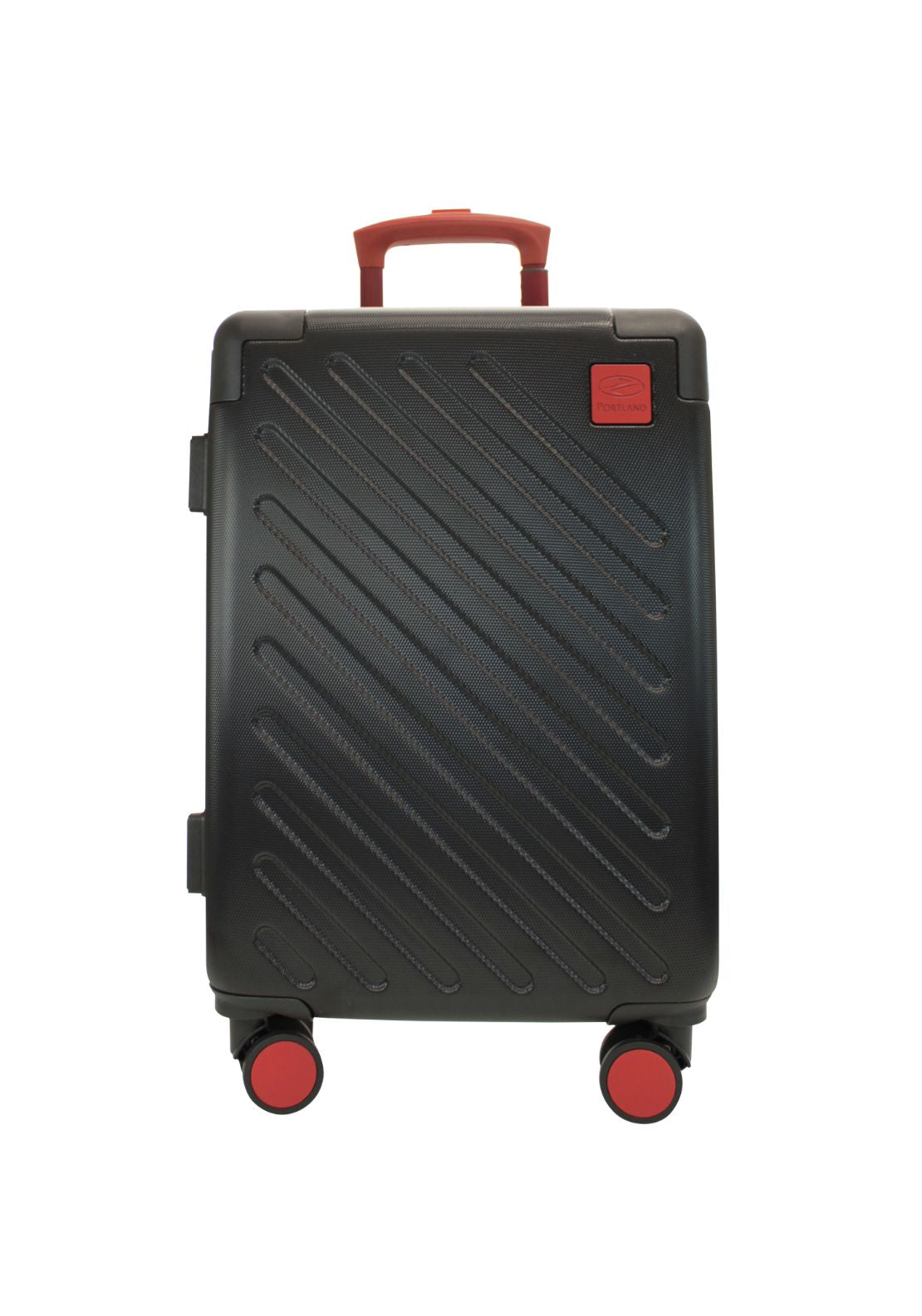 Portland Tokyo Hard Shell Luggage - Black 2 Shaws Department Stores