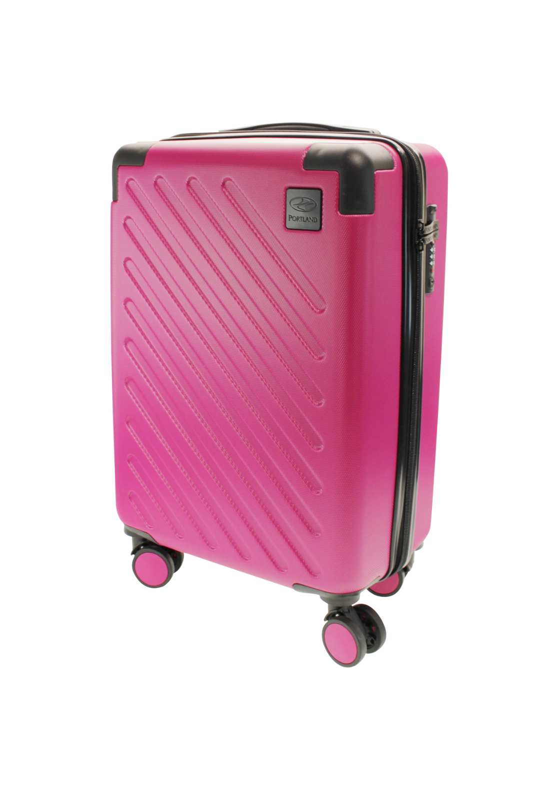 Portland Tokyo Hard Shell Luggage - Pink 1 Shaws Department Stores