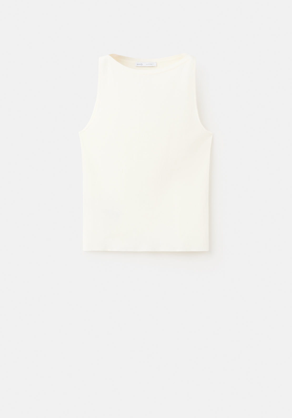 Fine-Knit Top - Cream