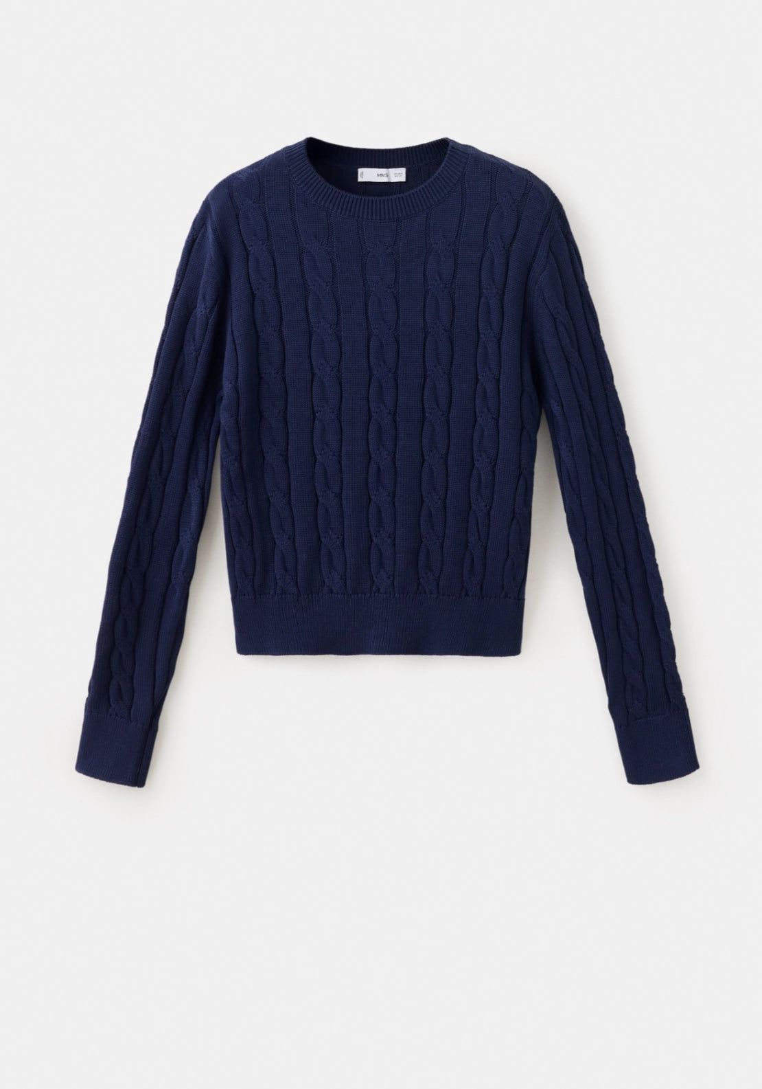 Cable Knit Sweater - Blue