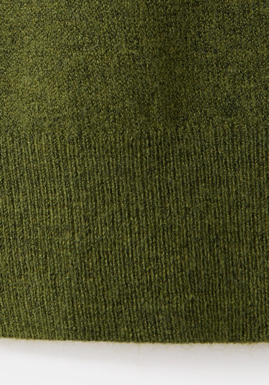 Short Sleeved Knitted Sweater - Green