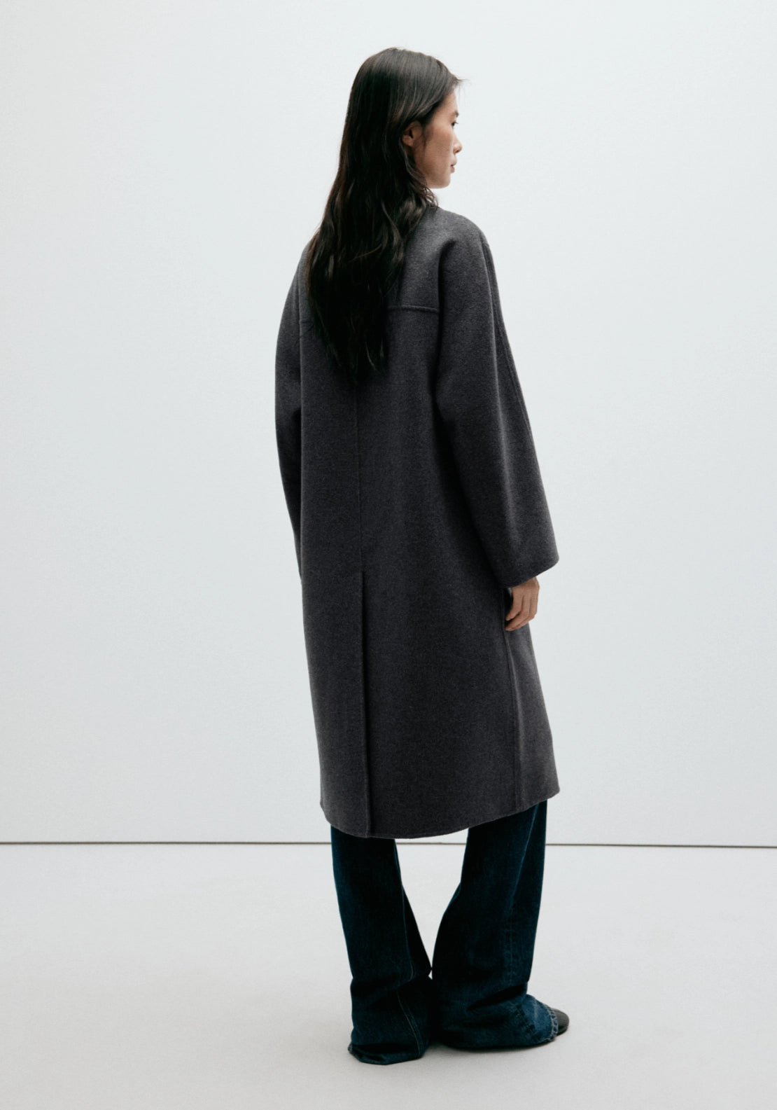 Handmade Wool Coat - Grey