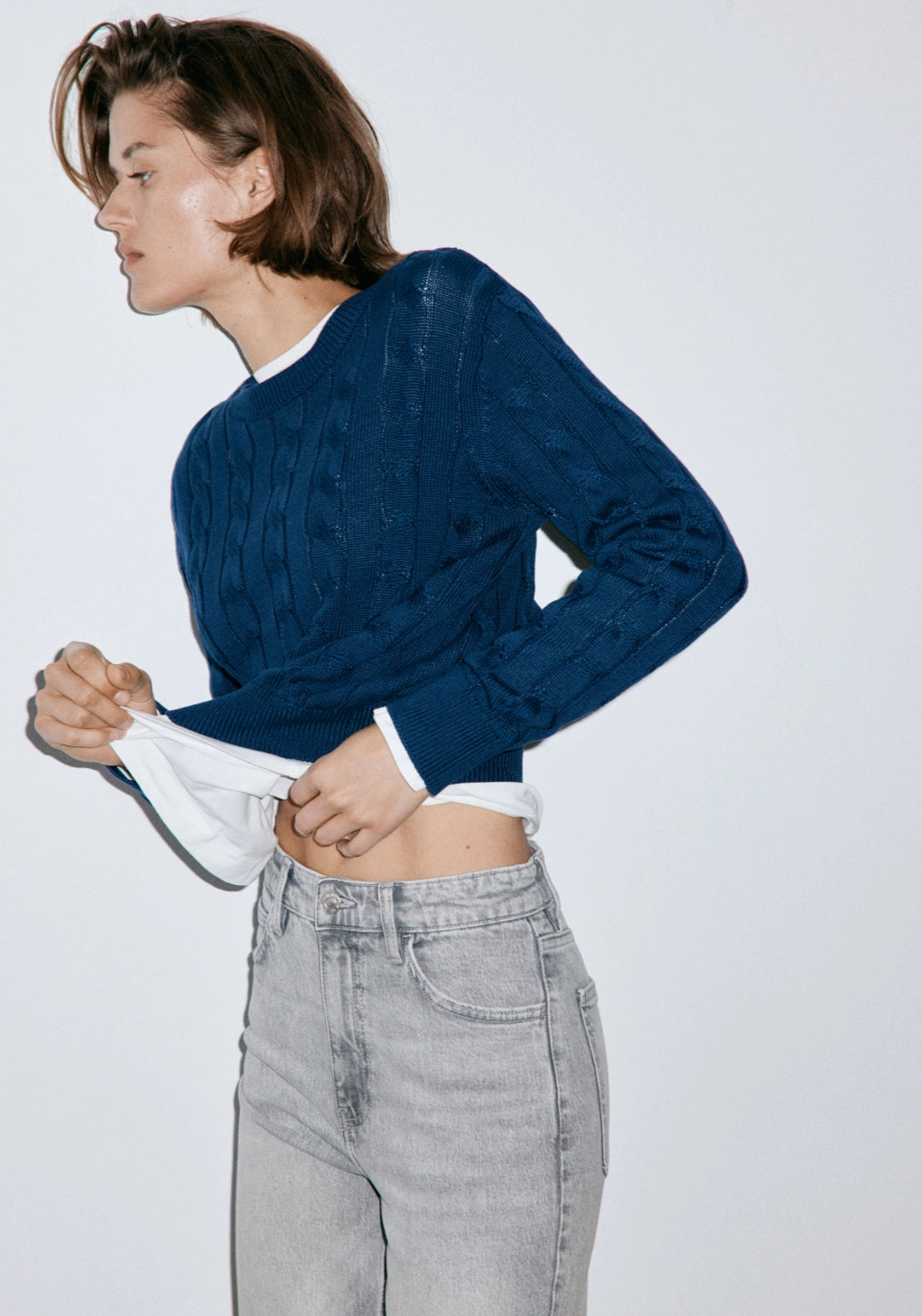 Newmom Comfort High Rise Jeans - Denim Grey