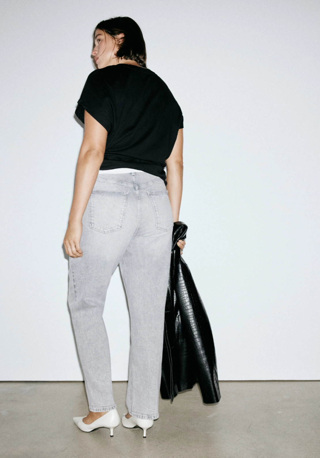 Newmom Comfort High Rise Jeans - Denim Grey