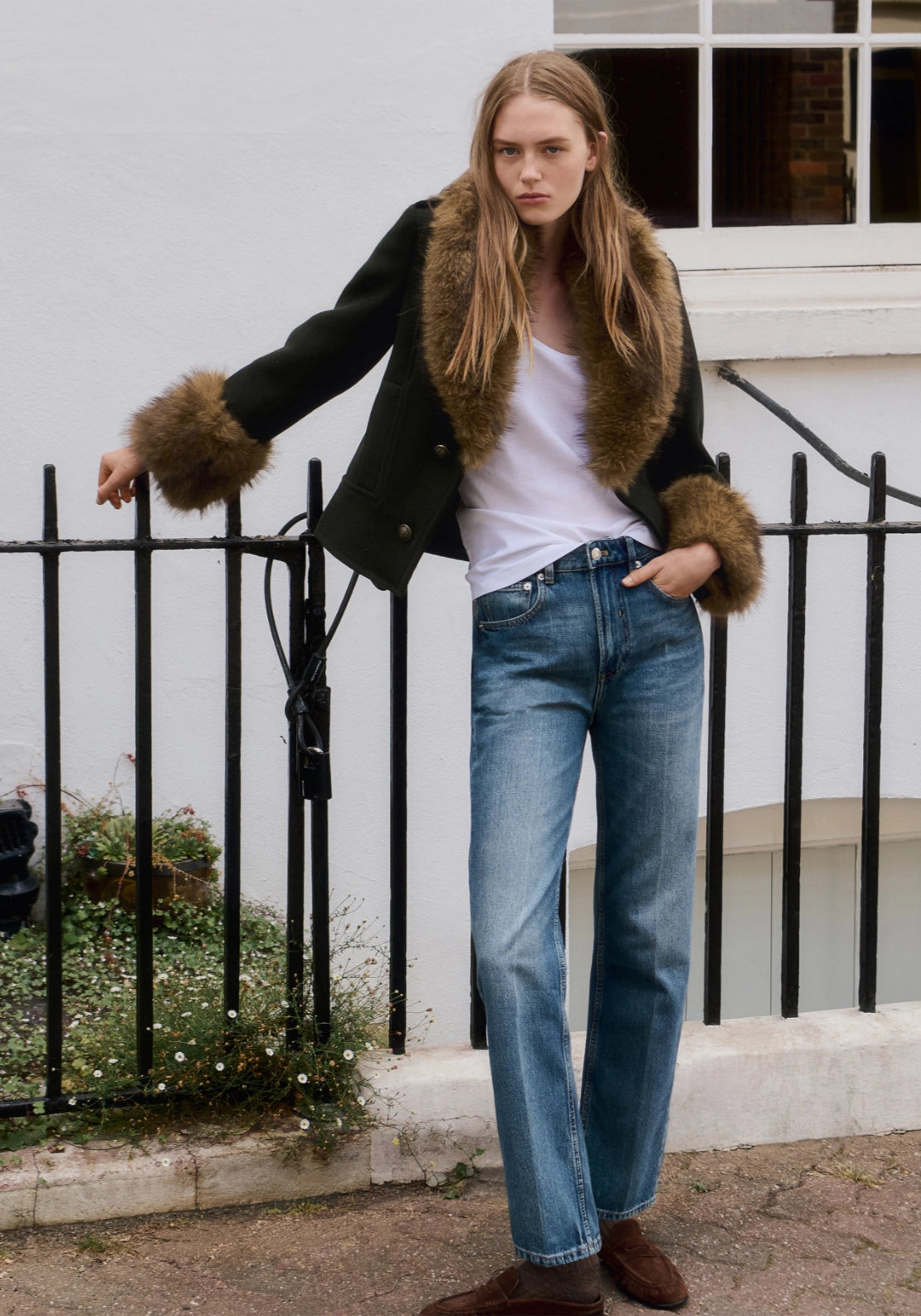 Earthy Tones Boho Coat - Green