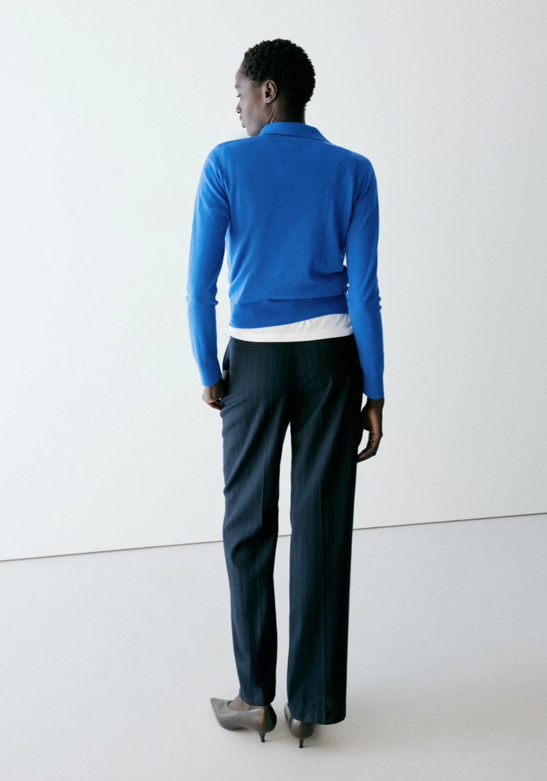 Polo Shirt With Pocket - Blue