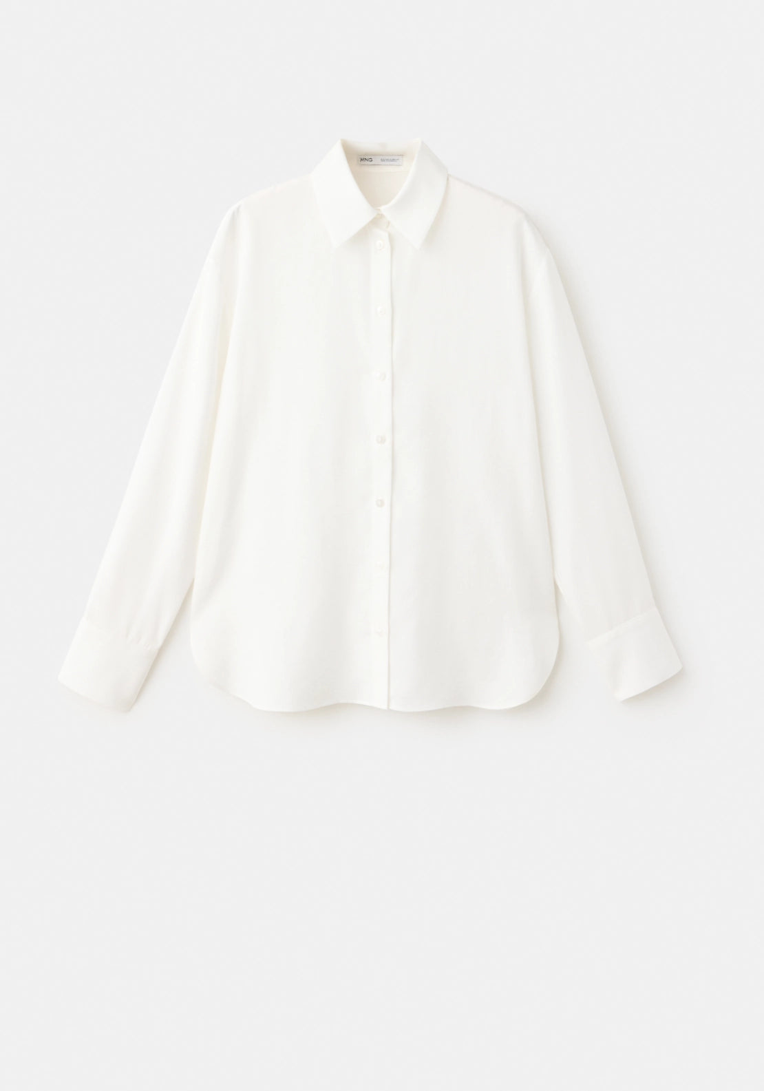 Straight Lyocell Shirt - White