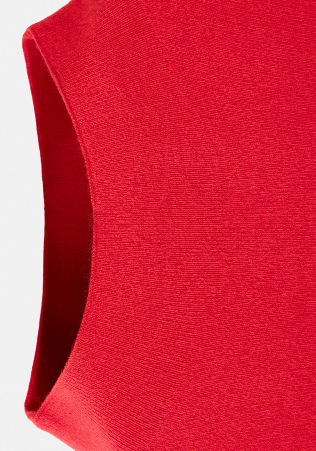 Knitted Sweater With Perkins Neck - Red