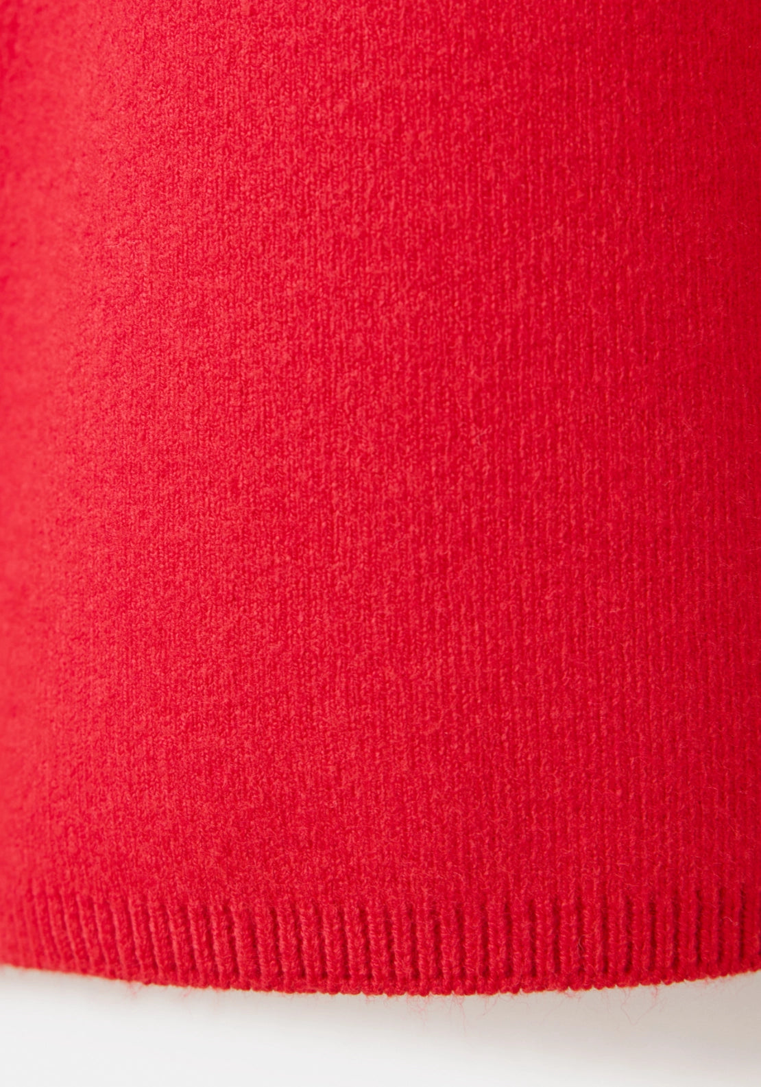 Knitted Sweater With Perkins Neck - Red