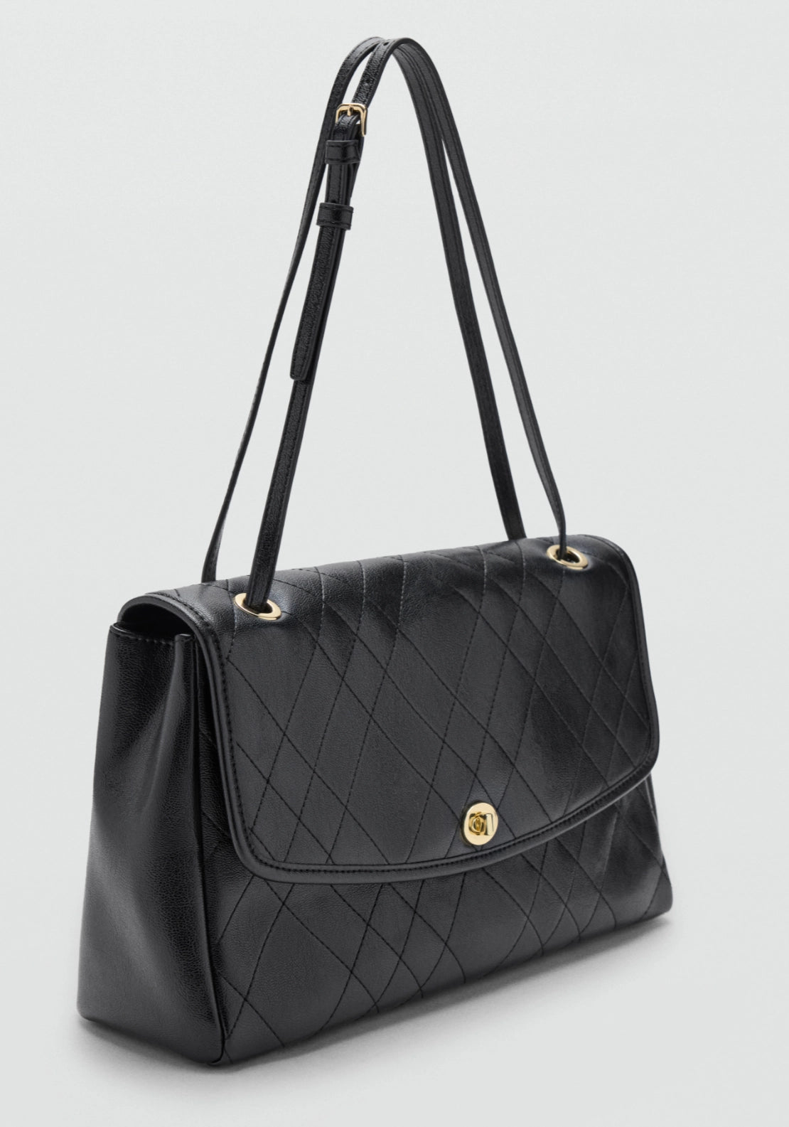 Charlie Beige Shoulder Bag - Black