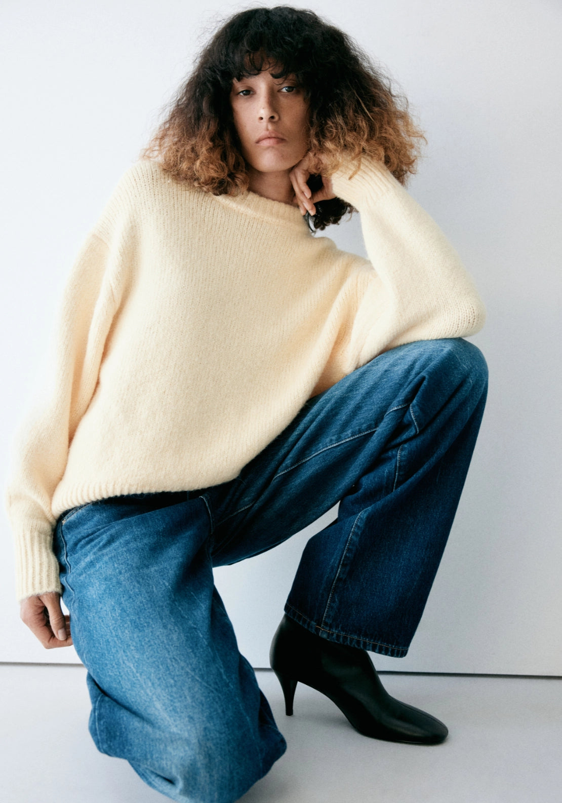 Sweater Crew Neck - Yellow