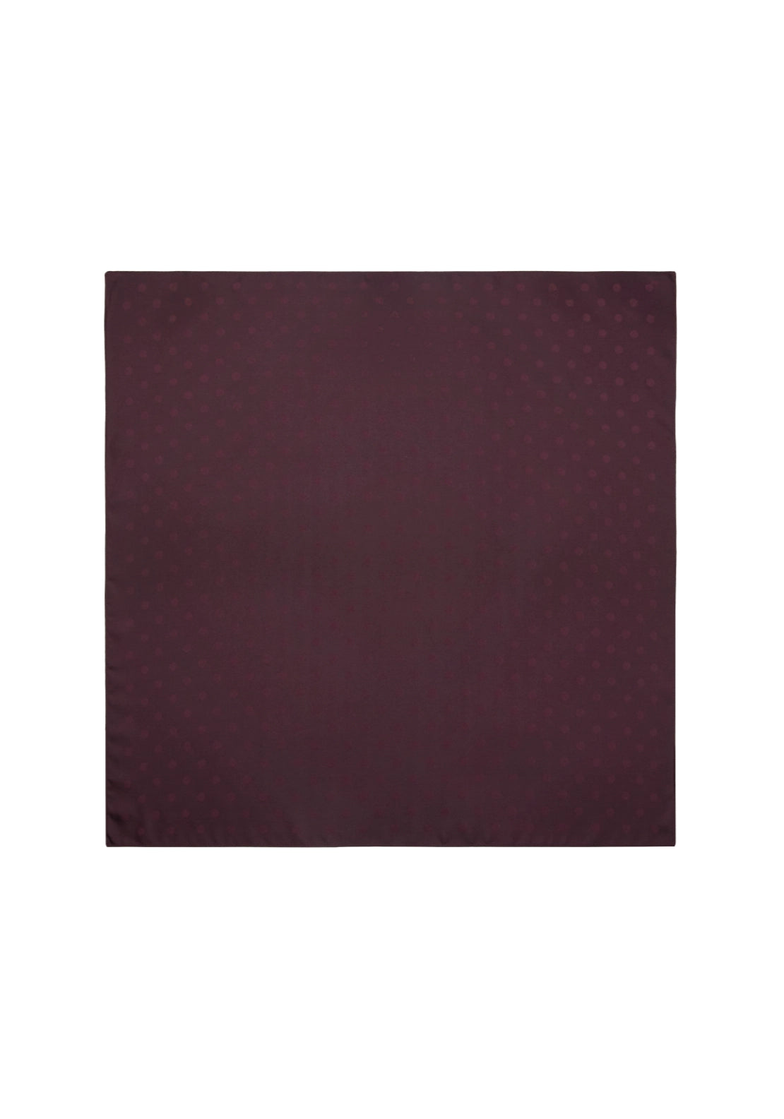 Polka Dot Jacquard Scarf - Burgundy