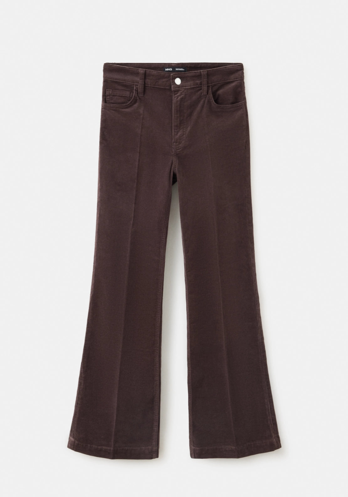 Flare Corduroy Jeans - Brown