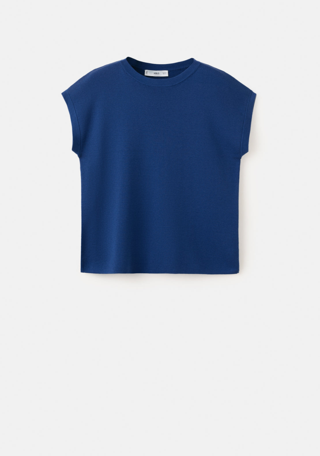 Cotton Short Sleeve T-Shirt - Blue