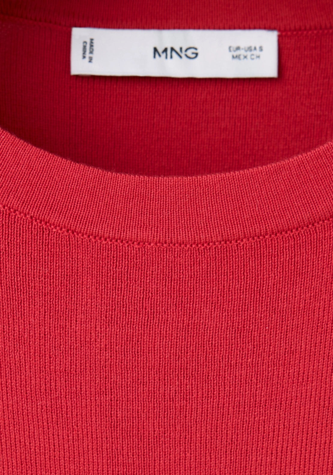 Cotton Short Sleeve T-Shirt - Red