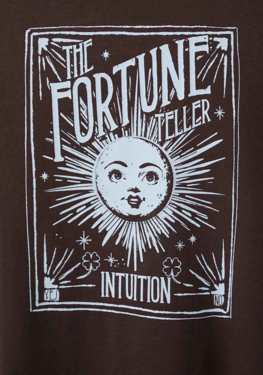 Printed Cotton T-Shirt - Brown