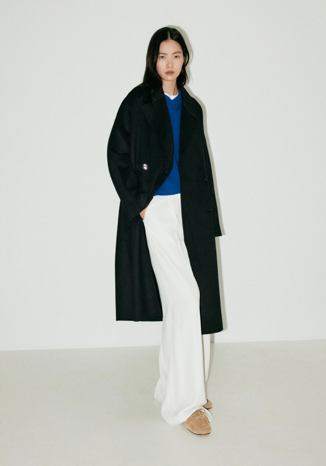 Handmade Wool Coat - Black