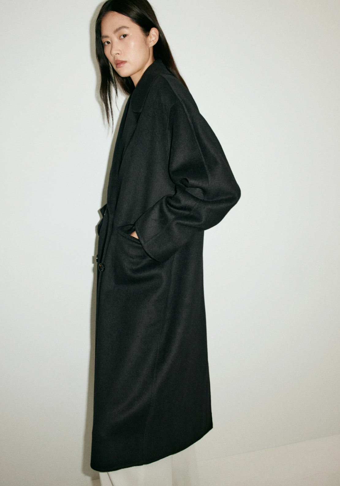 Handmade Wool Coat - Black