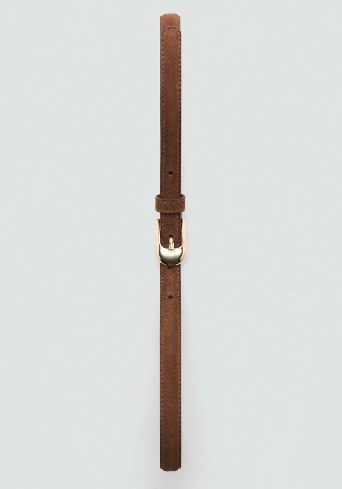 100% Bovine Leather Belt - Brown