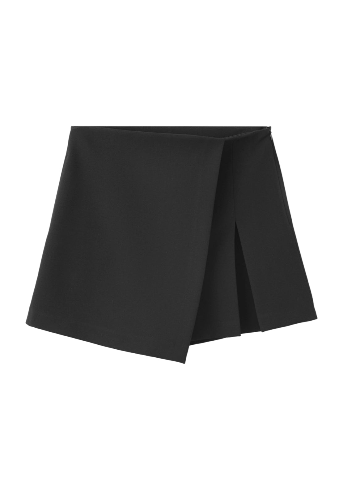 Slit Detail Skirt - Black