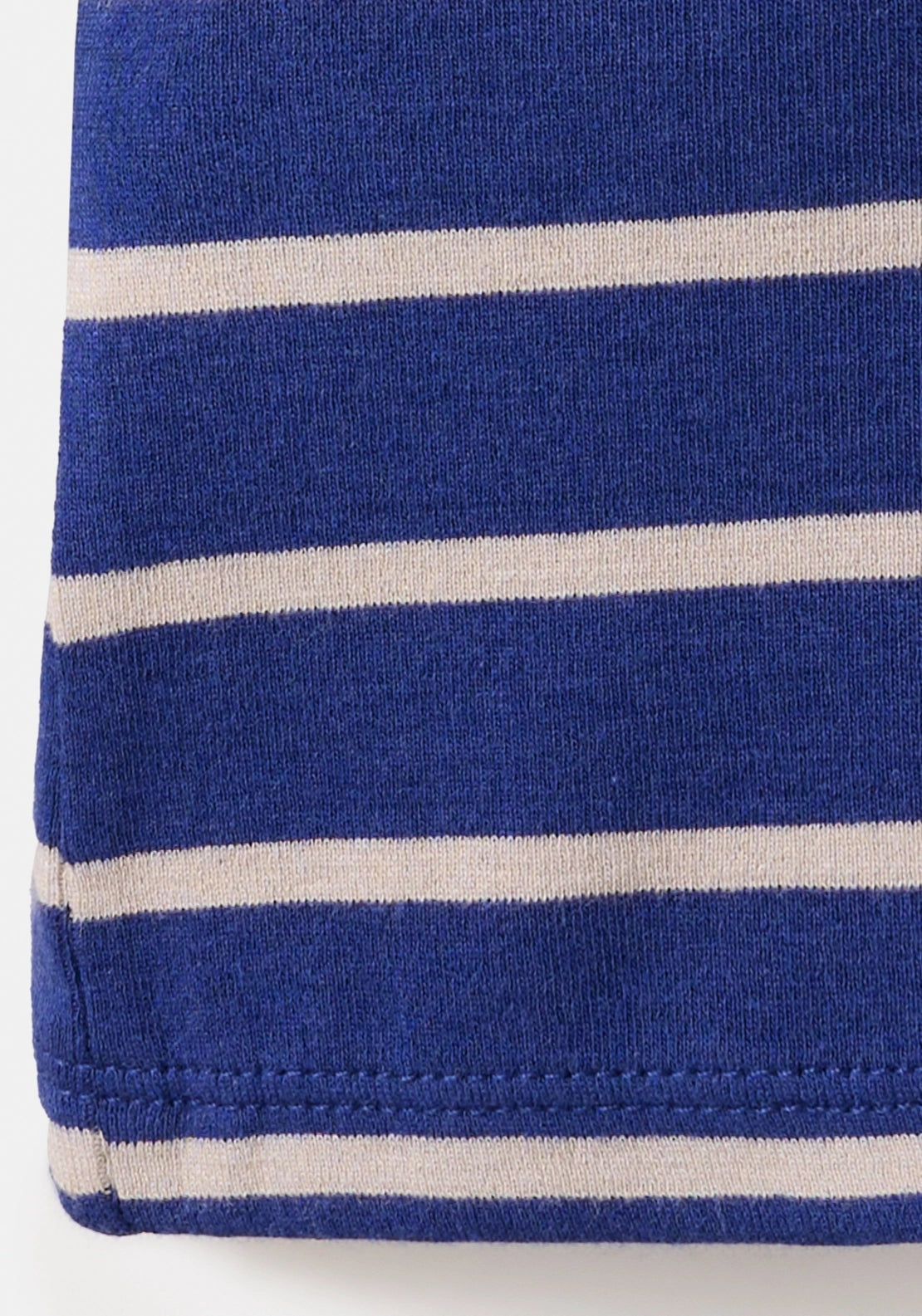 Long-Sleeved Striped T-Shirt - Blue