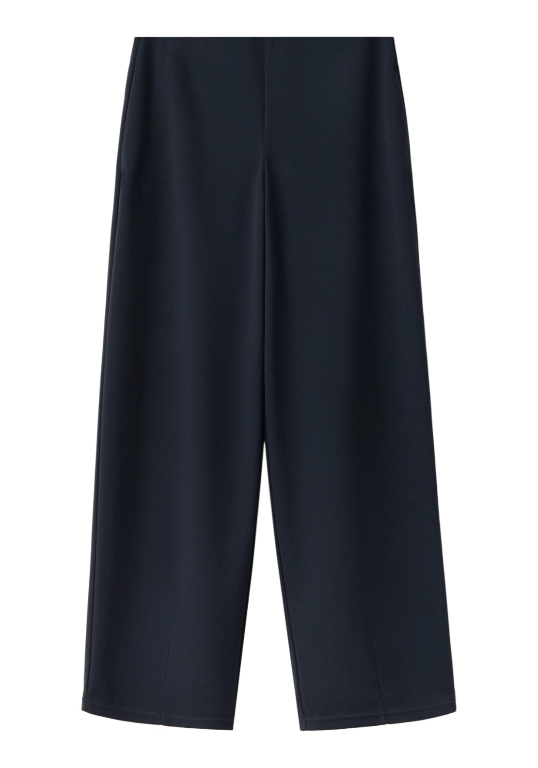 Fine Knit Wide Trousers - Blue