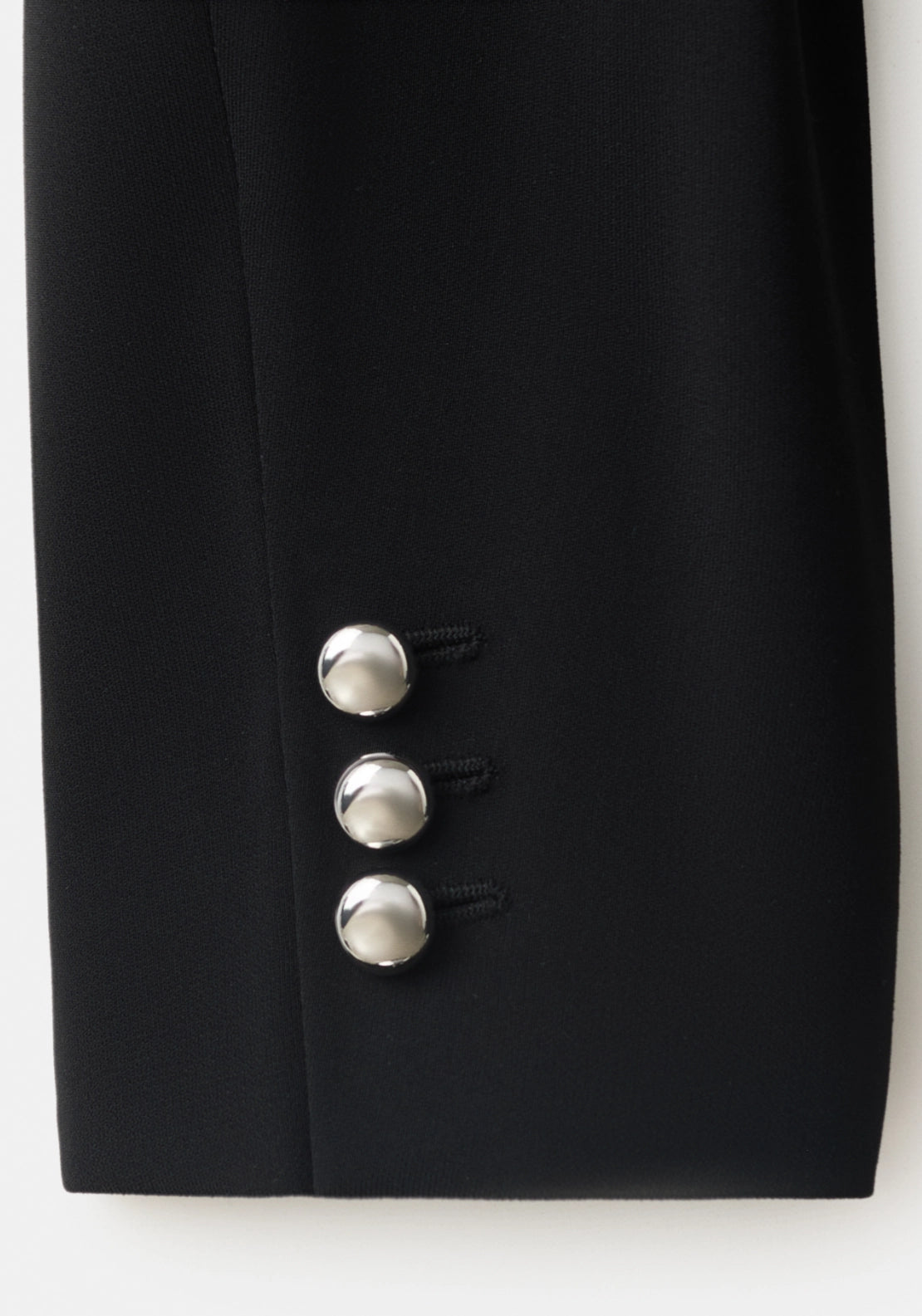 Double Breasted Blazer With Belt - Black