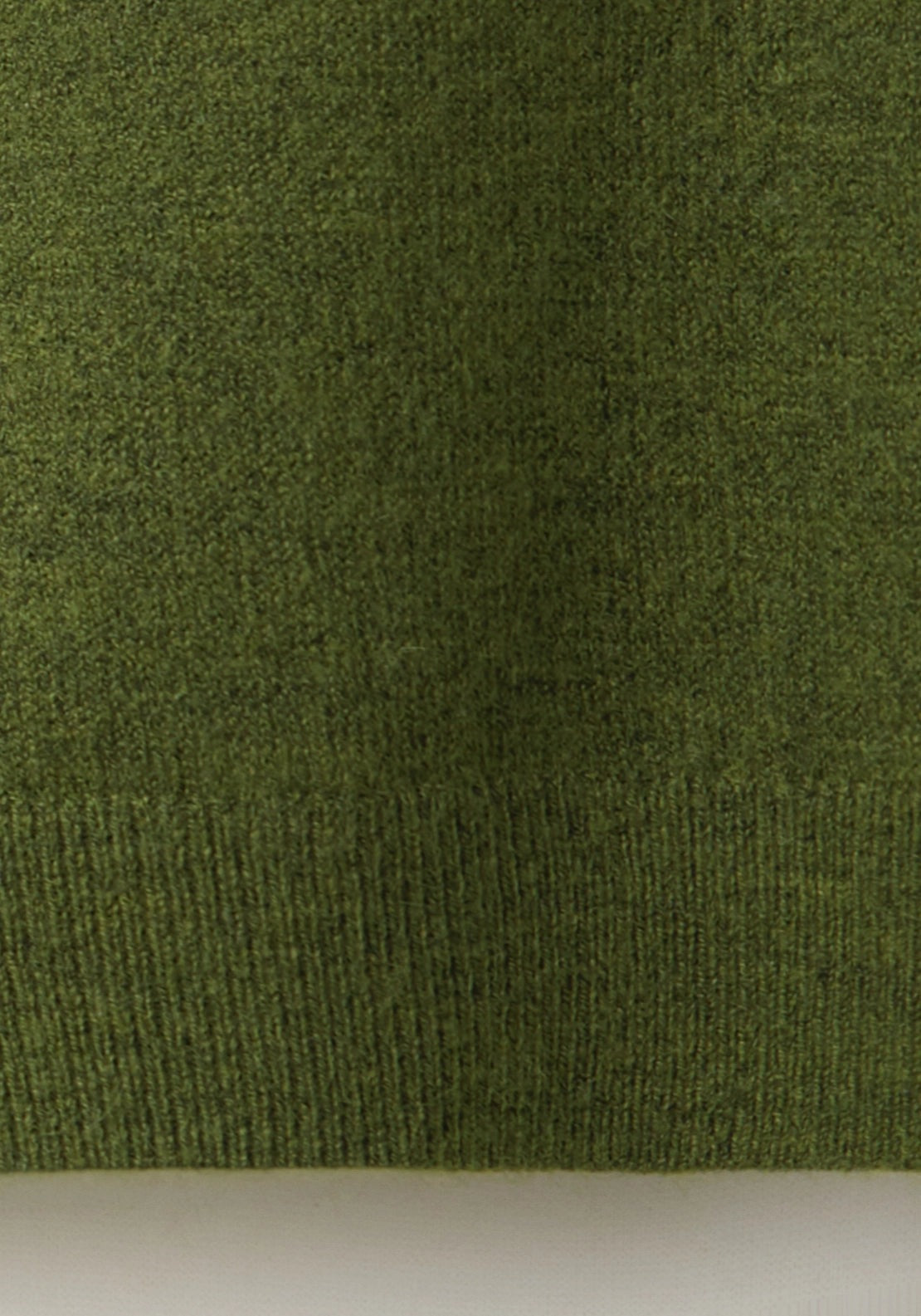 Button Front V-Neck Cardigan - Green