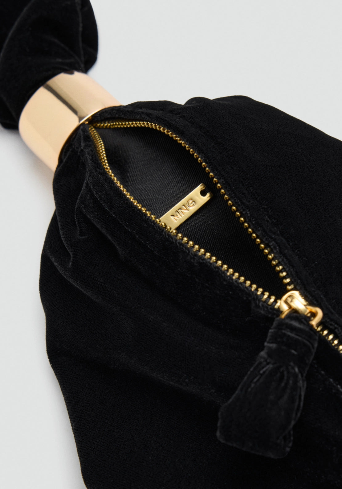 Velvet Handbag - Black