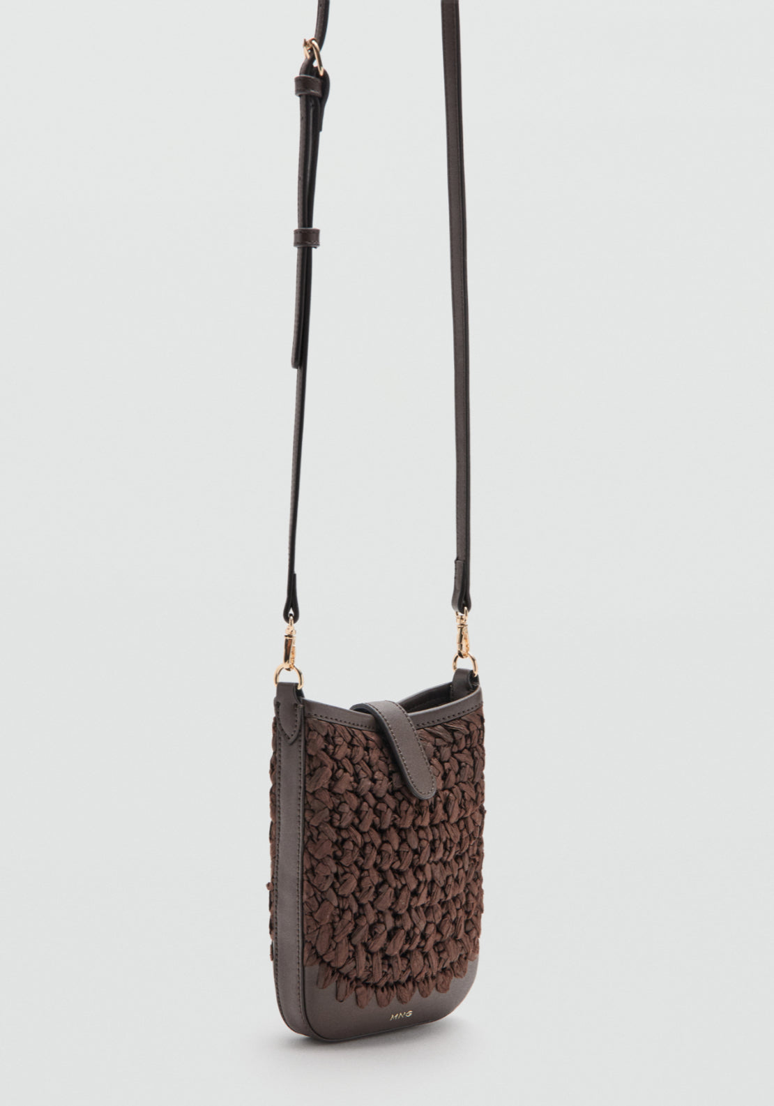 Mango Mobile Phone Crossbody Case - Brown 2 Shaws Department Stores