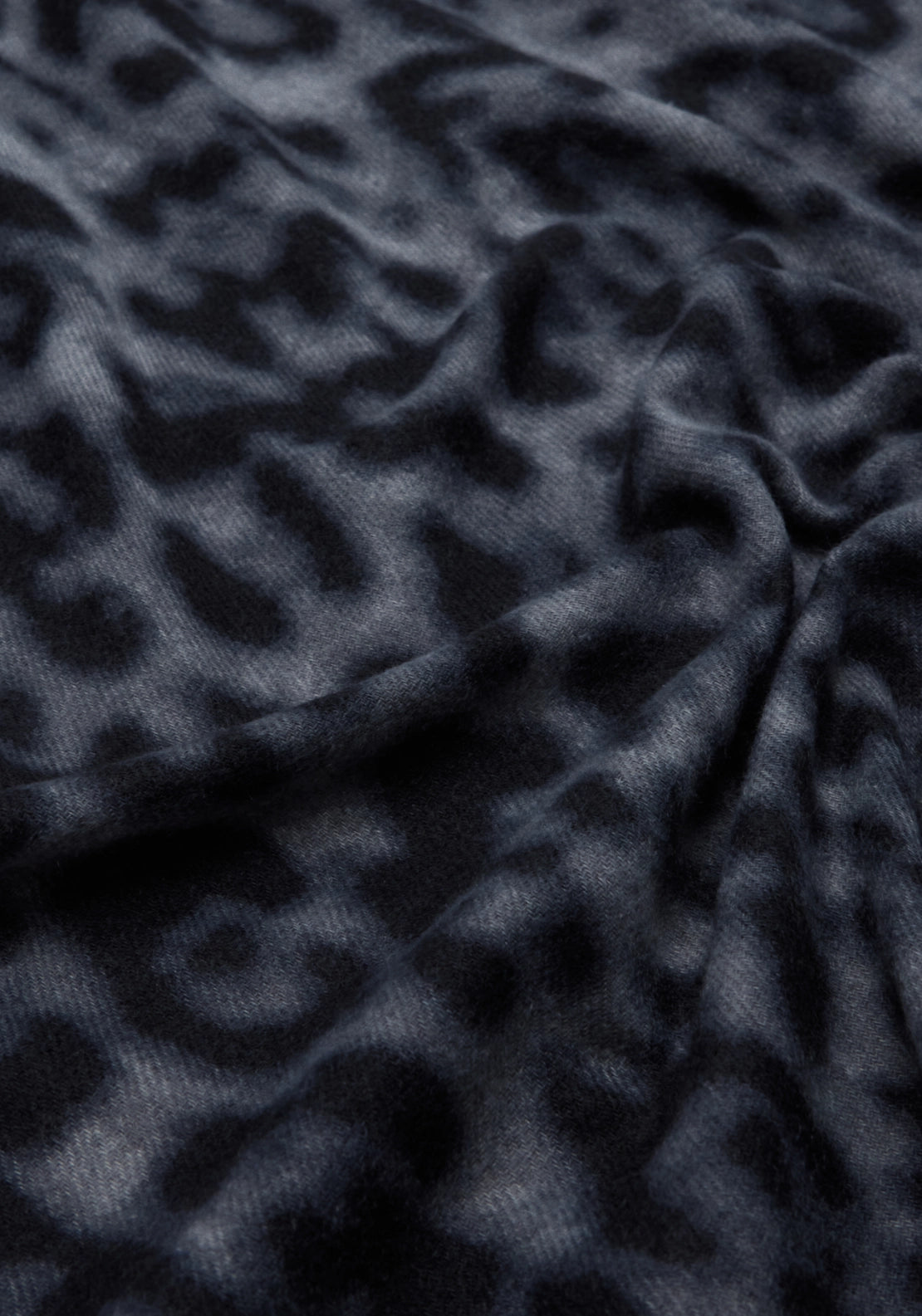 Animal Print Scarf - Grey