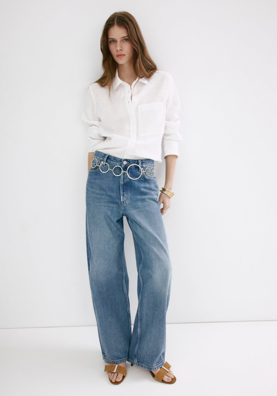 Pocket Linen Shirt - White