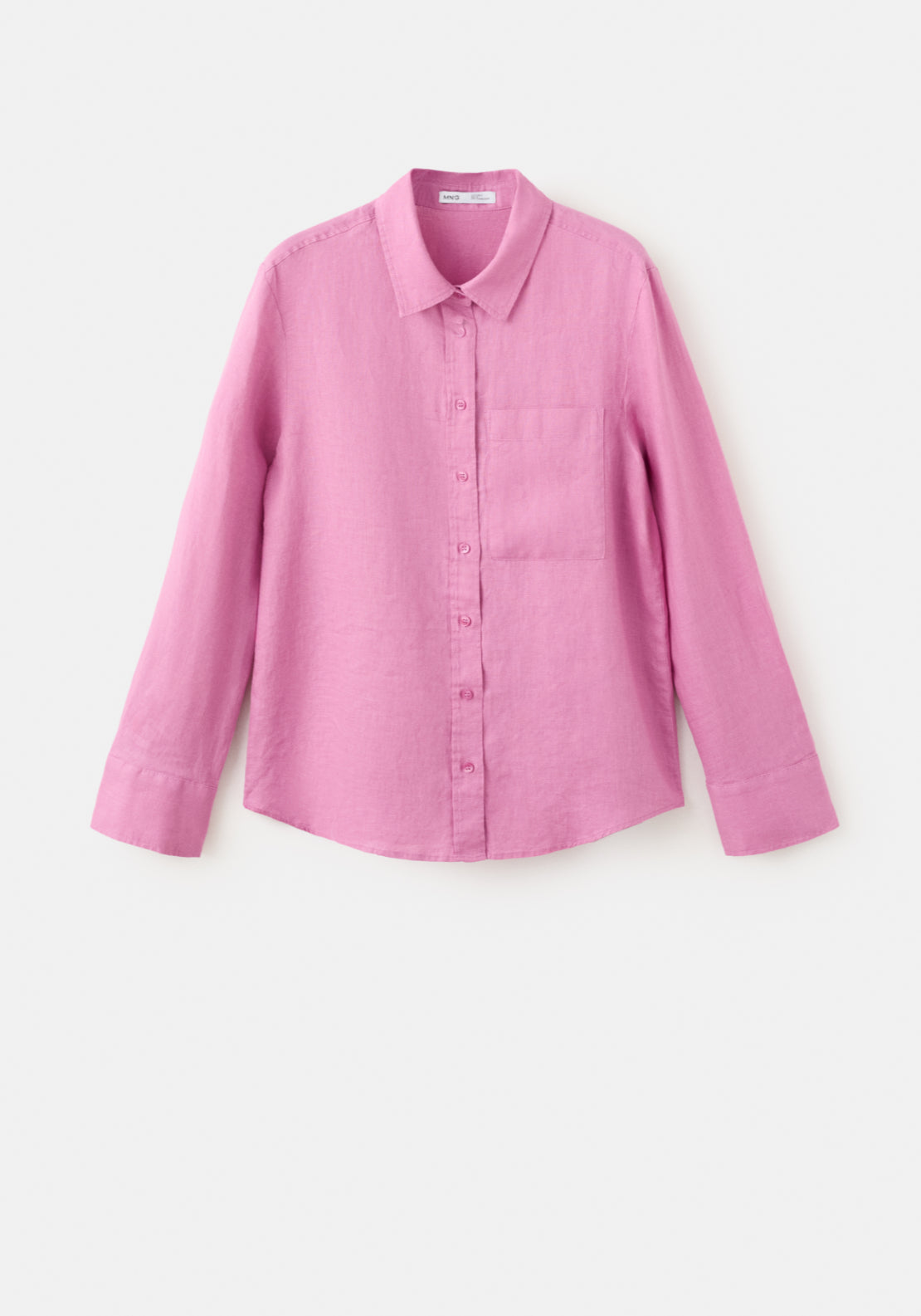 Pocket Linen Shirt - Pink