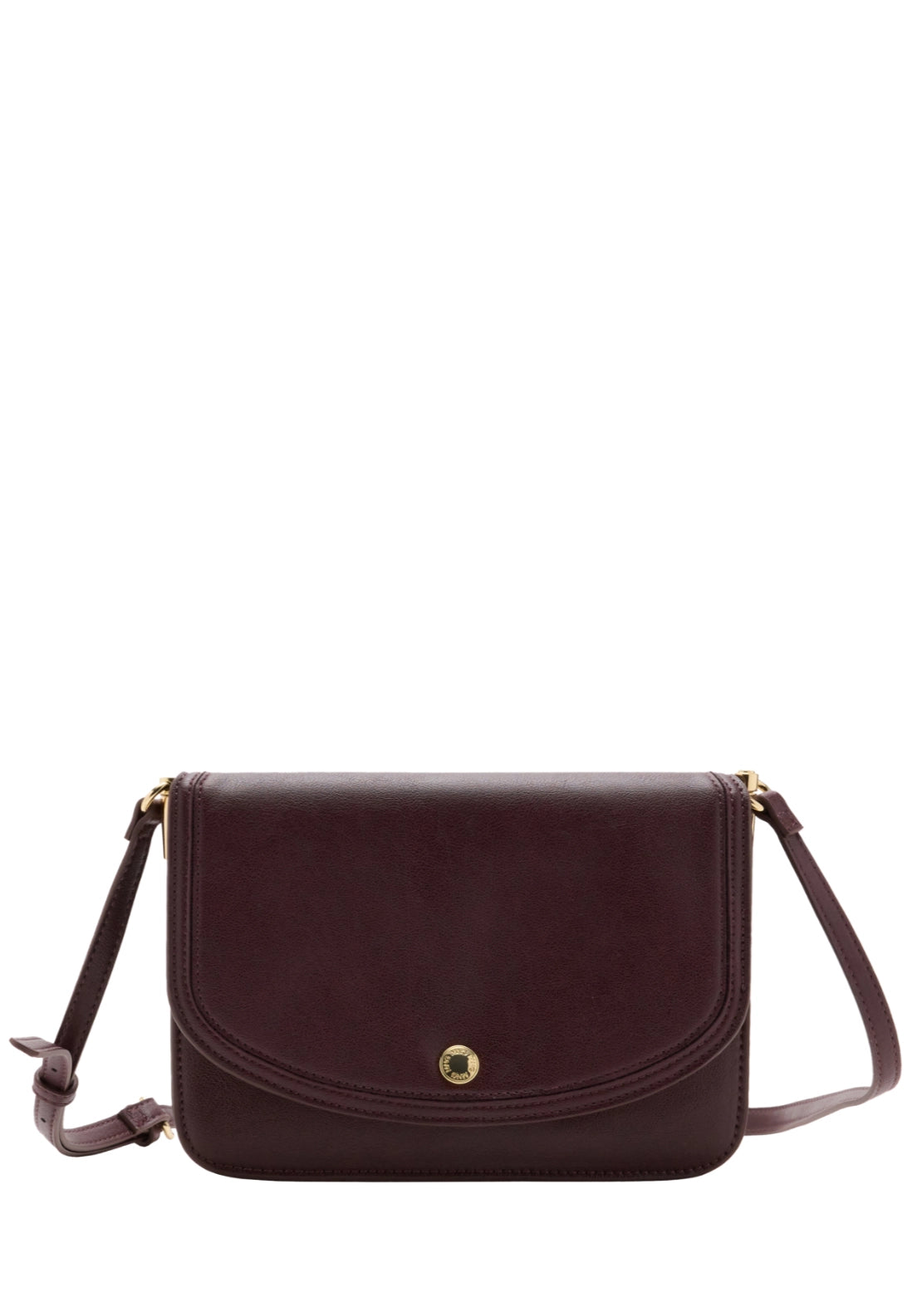 Square Crossbody Bag - Burgundy