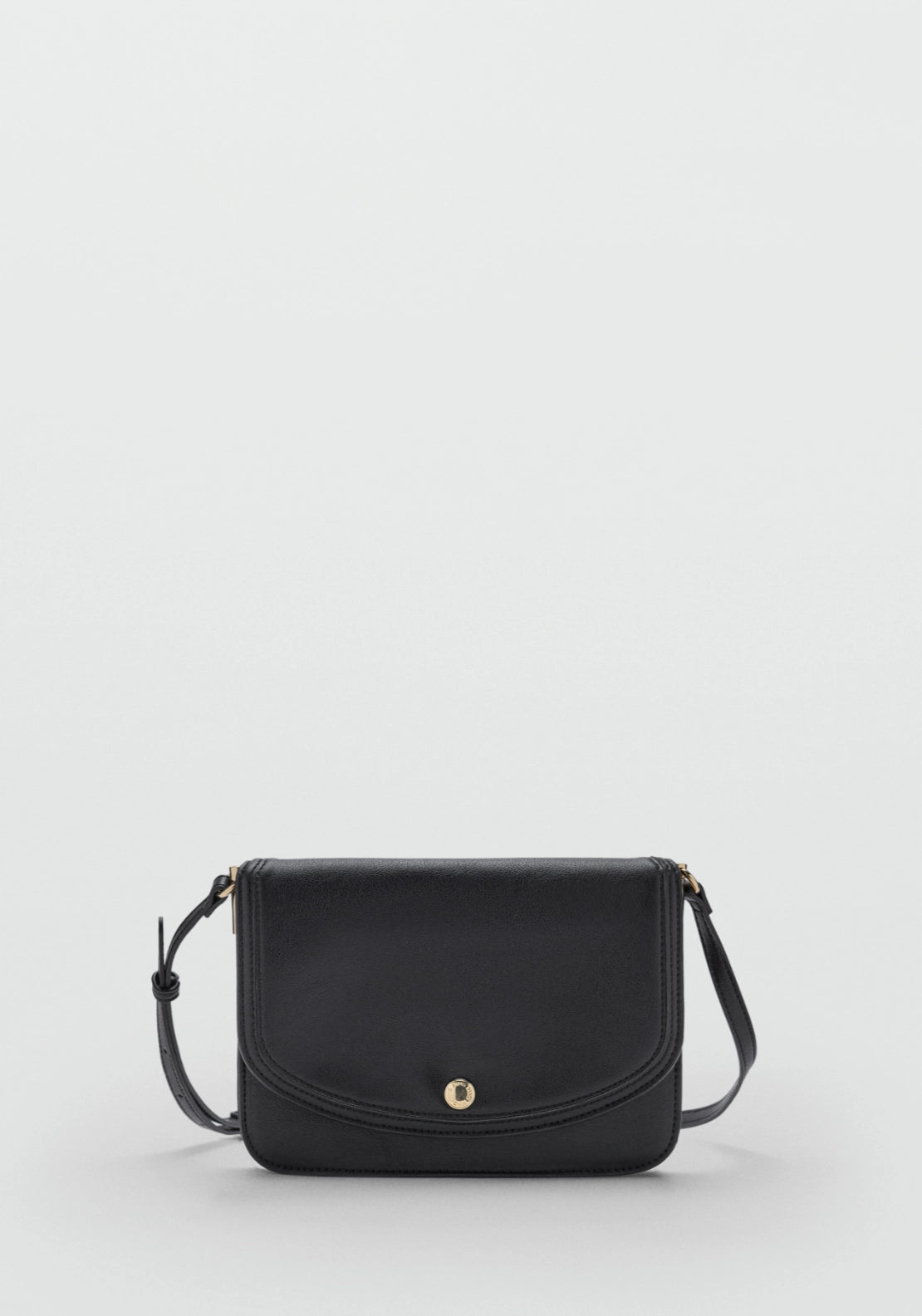 Square Crossbody Bag - Black