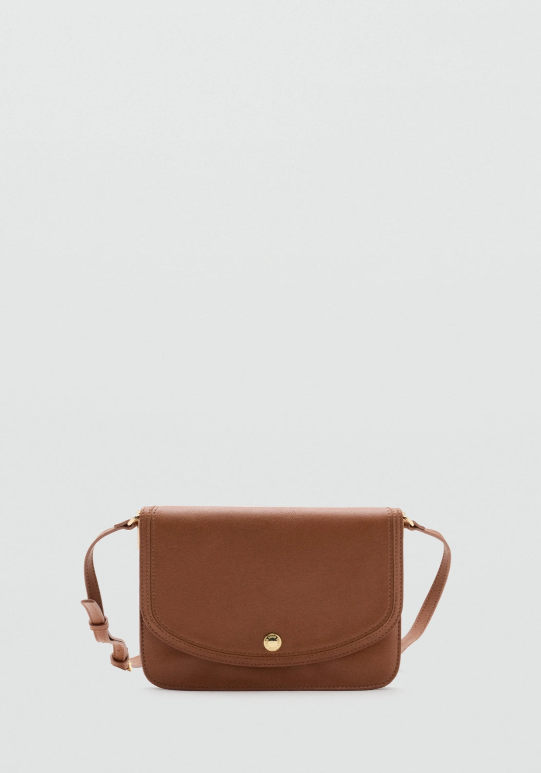 Square Crossbody Bag - Brown