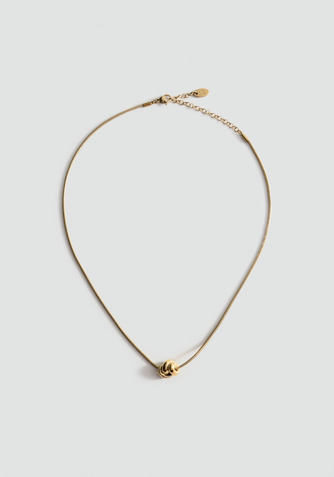 Beaded Detail Necklace - Gold