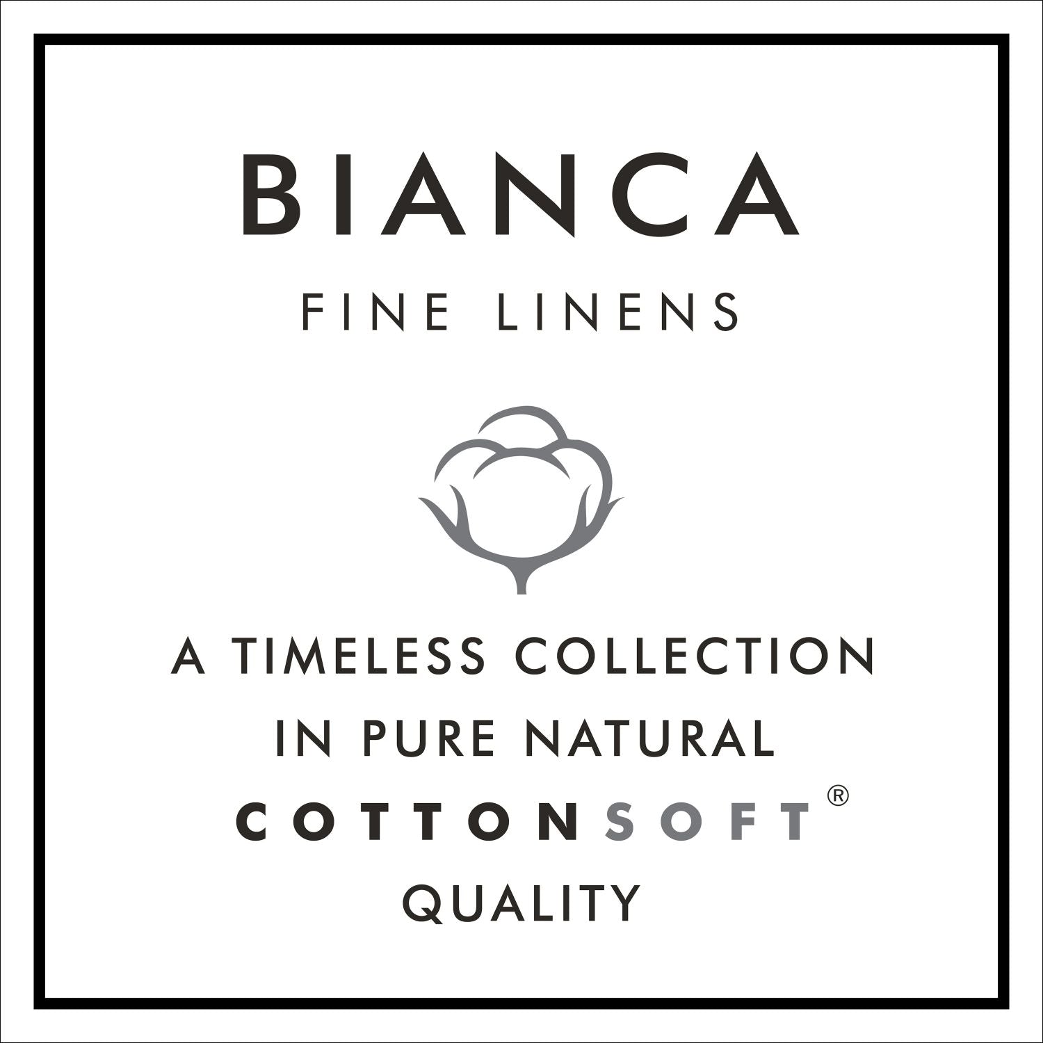 Bianca Tailored 180 Thread Count Cotton Duvet Cover Set - White / Silver 6 Shaws Department Stores