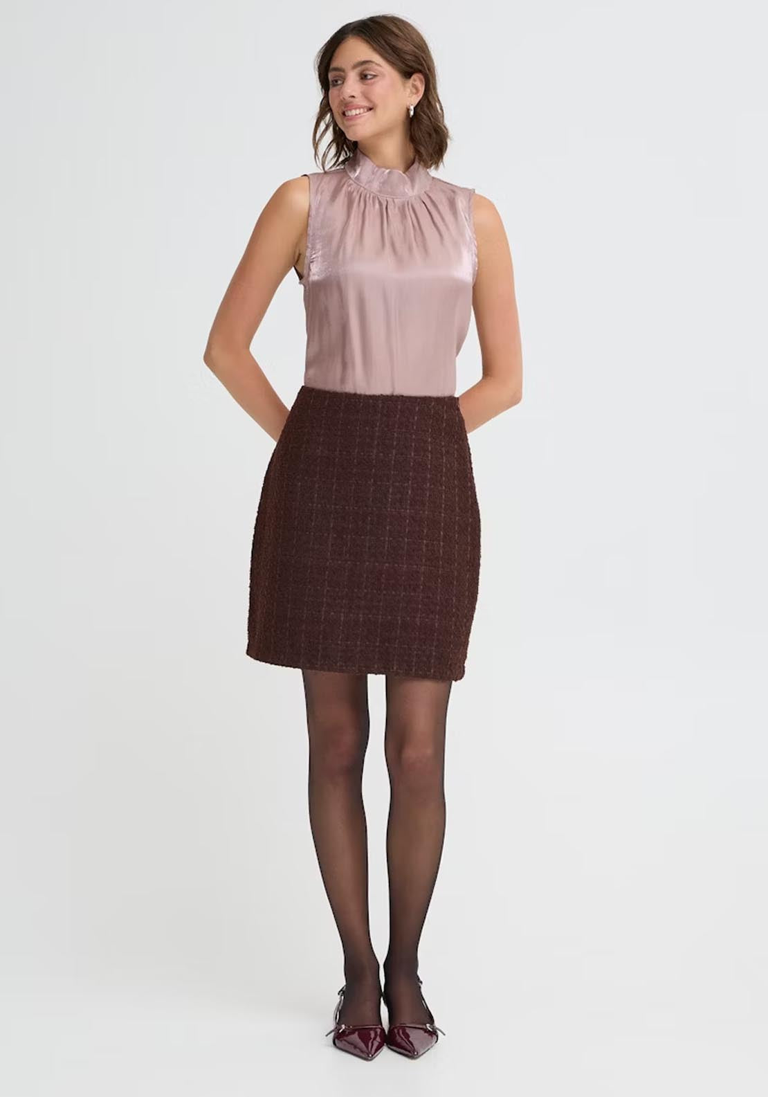 Fransa Yolanda Blouse - Purple 5 Shaws Department Stores