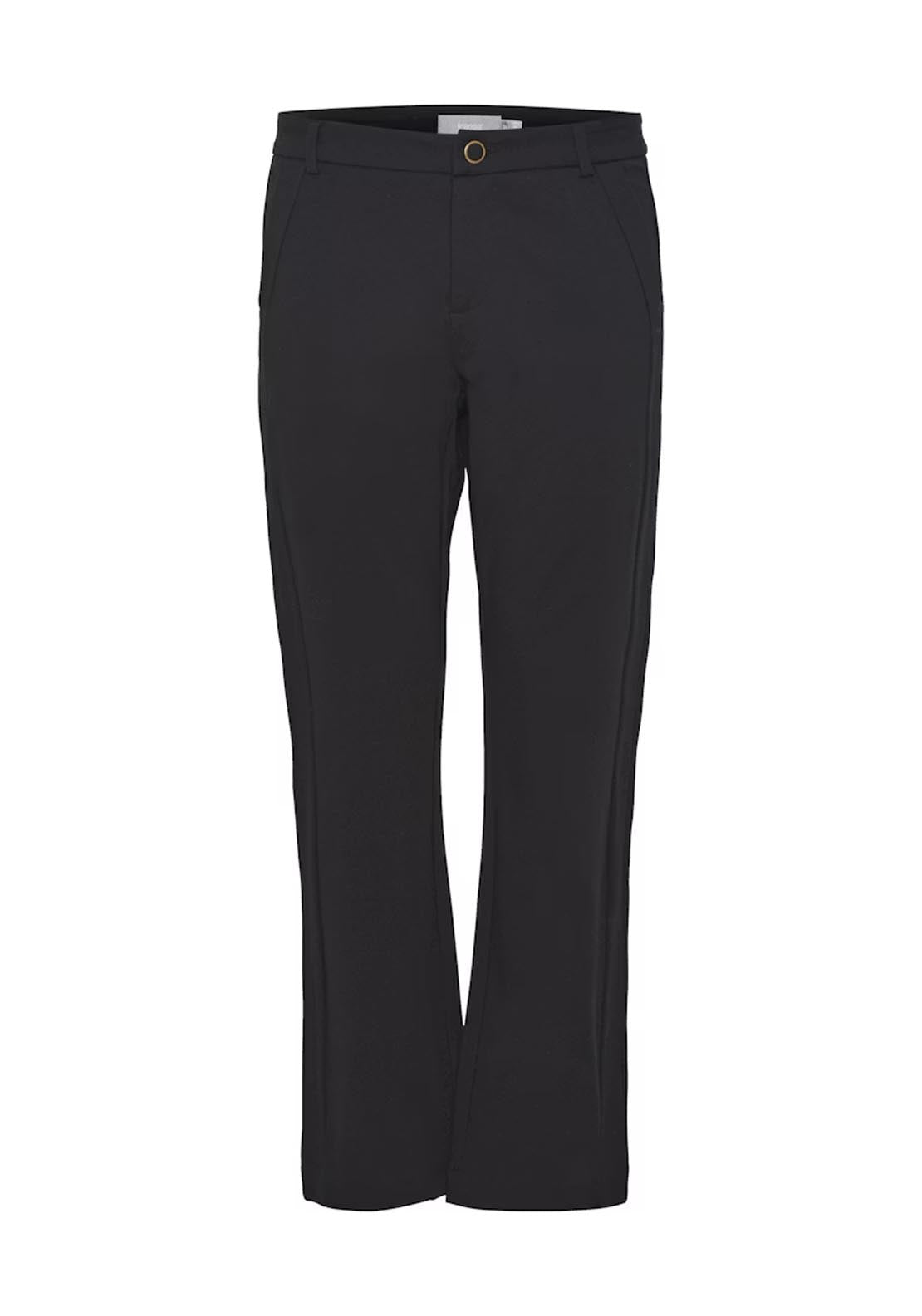 Fransa Lano Trousers - Black 7 Shaws Department Stores