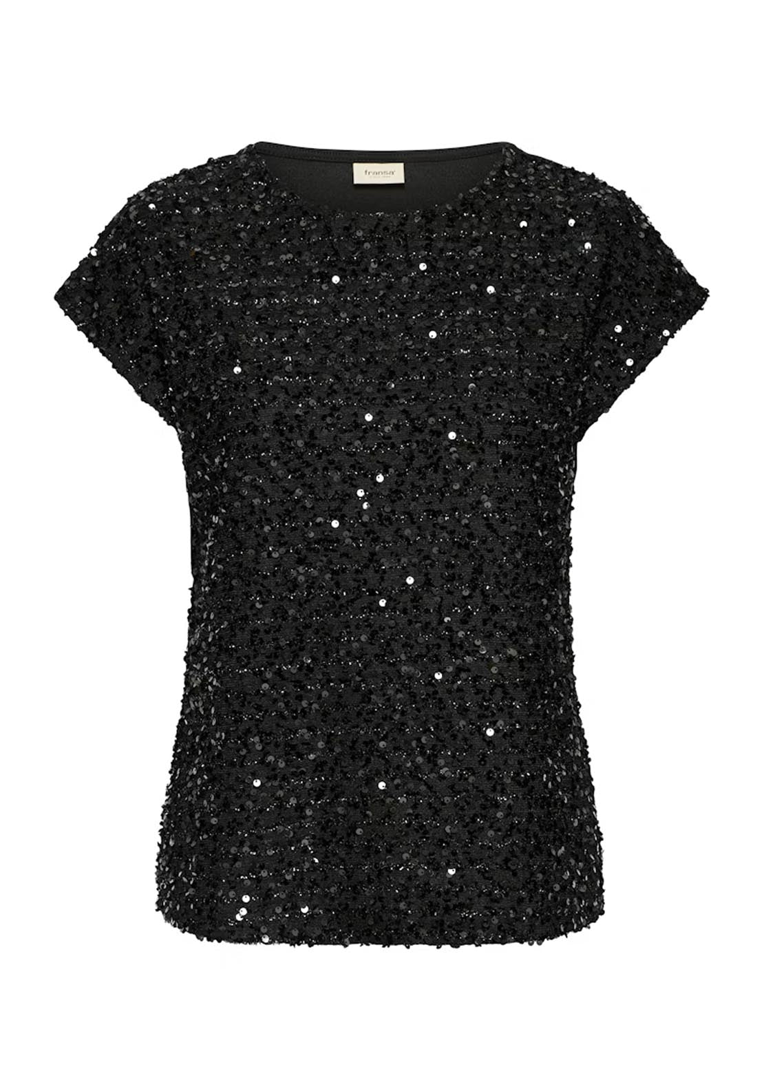 Fransa Charlotta T-Shirt - Meteorite 7 Shaws Department Stores