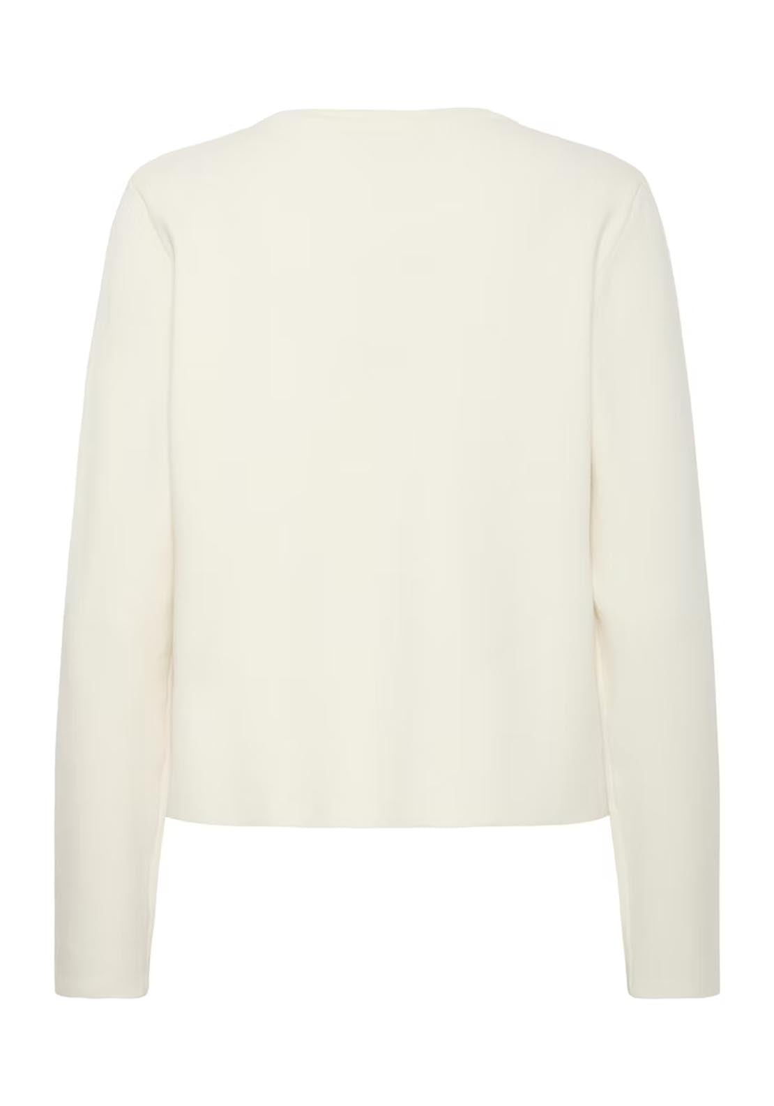 Fransa Sally Cardigan - White 7 Shaws Department Stores