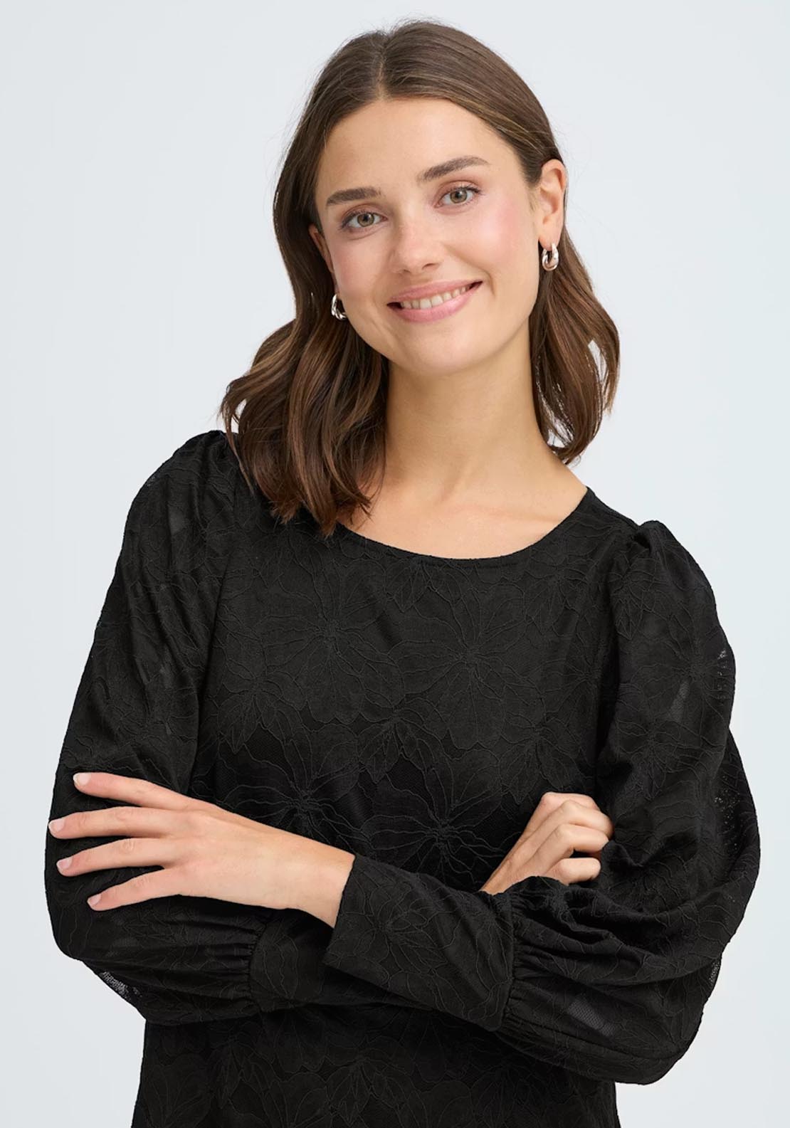 Fransa Mirabella Dress - Meteorite 3 Shaws Department Stores