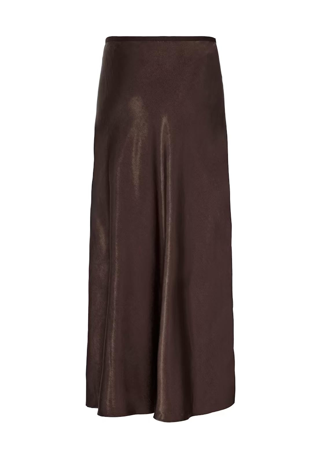 Fransa Shina Skirt - Brown 7 Shaws Department Stores
