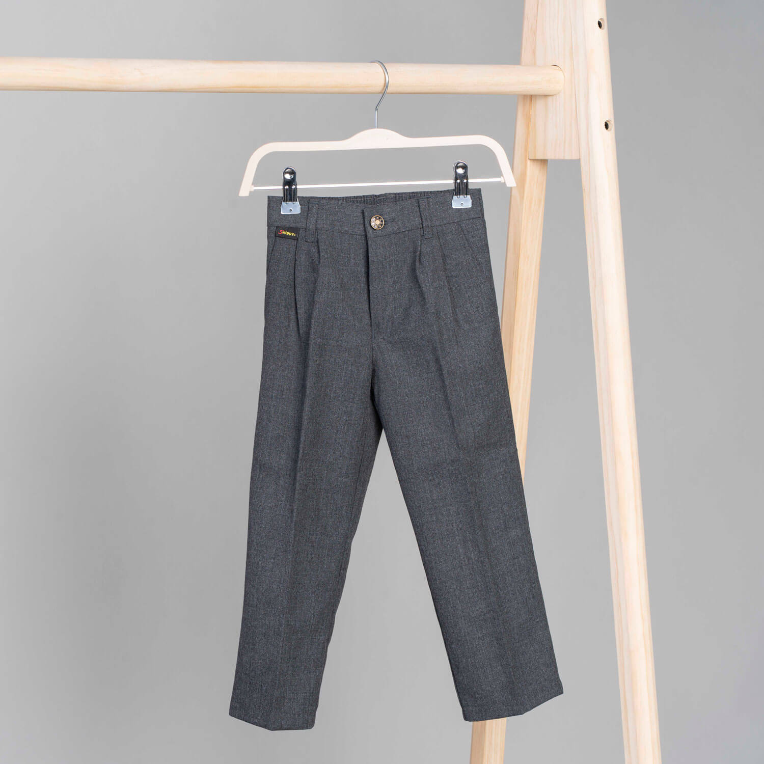 Skippy Half Elastic Slacks - Grey 1 Shaws Department Stores