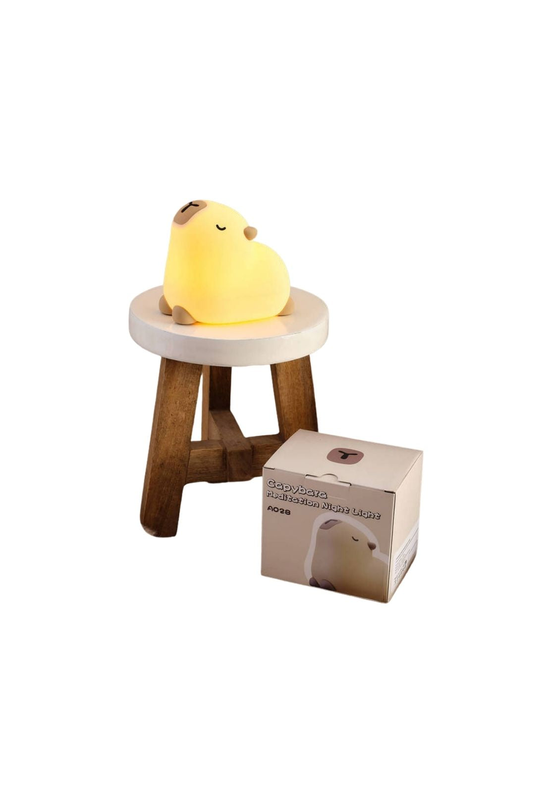 The Home Collection Capybara Night Light - Cream 2 Shaws Department Stores