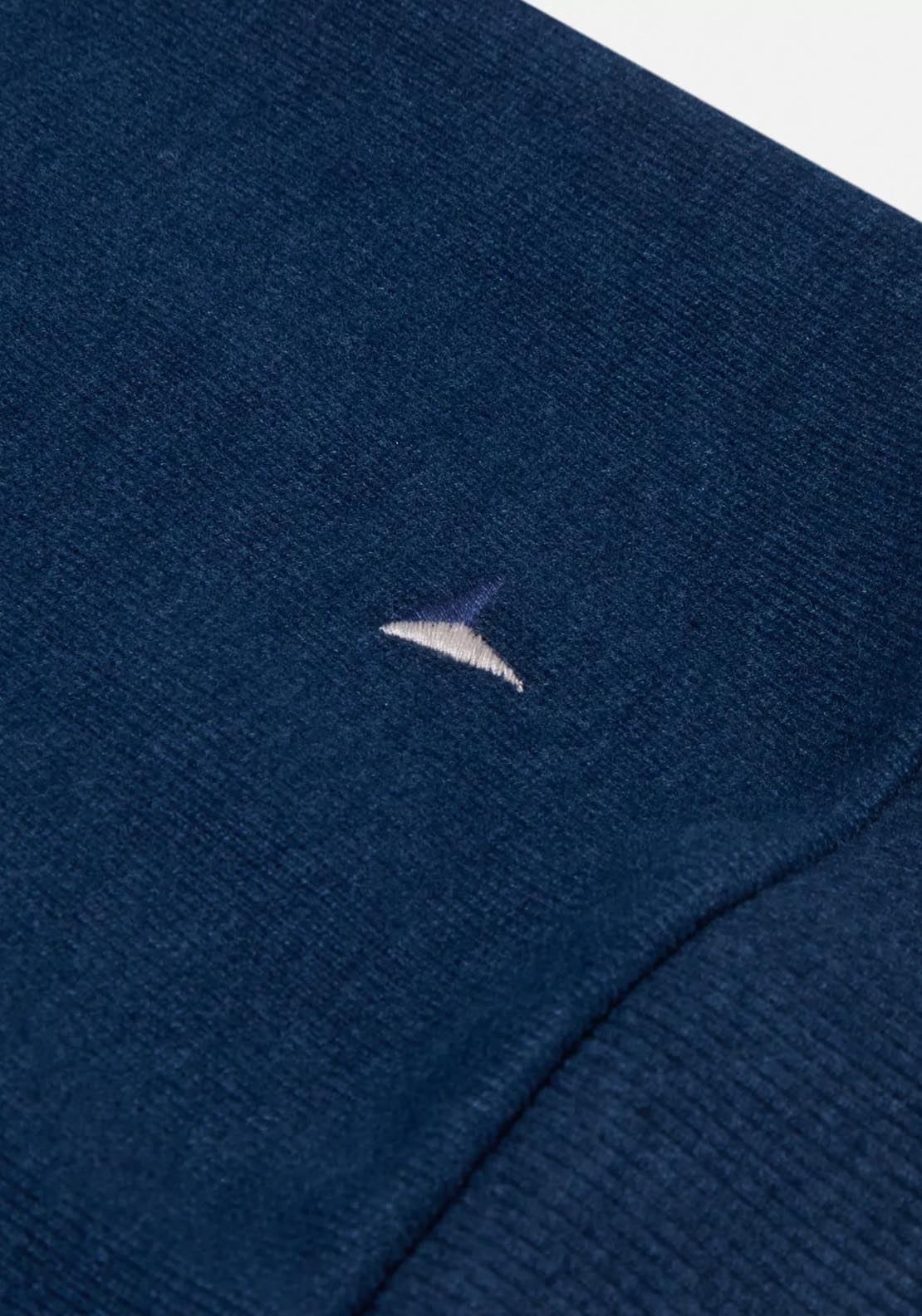 Drifter DG Drifter Half Zip Sweatshirt - Blue 4 Shaws Department Stores