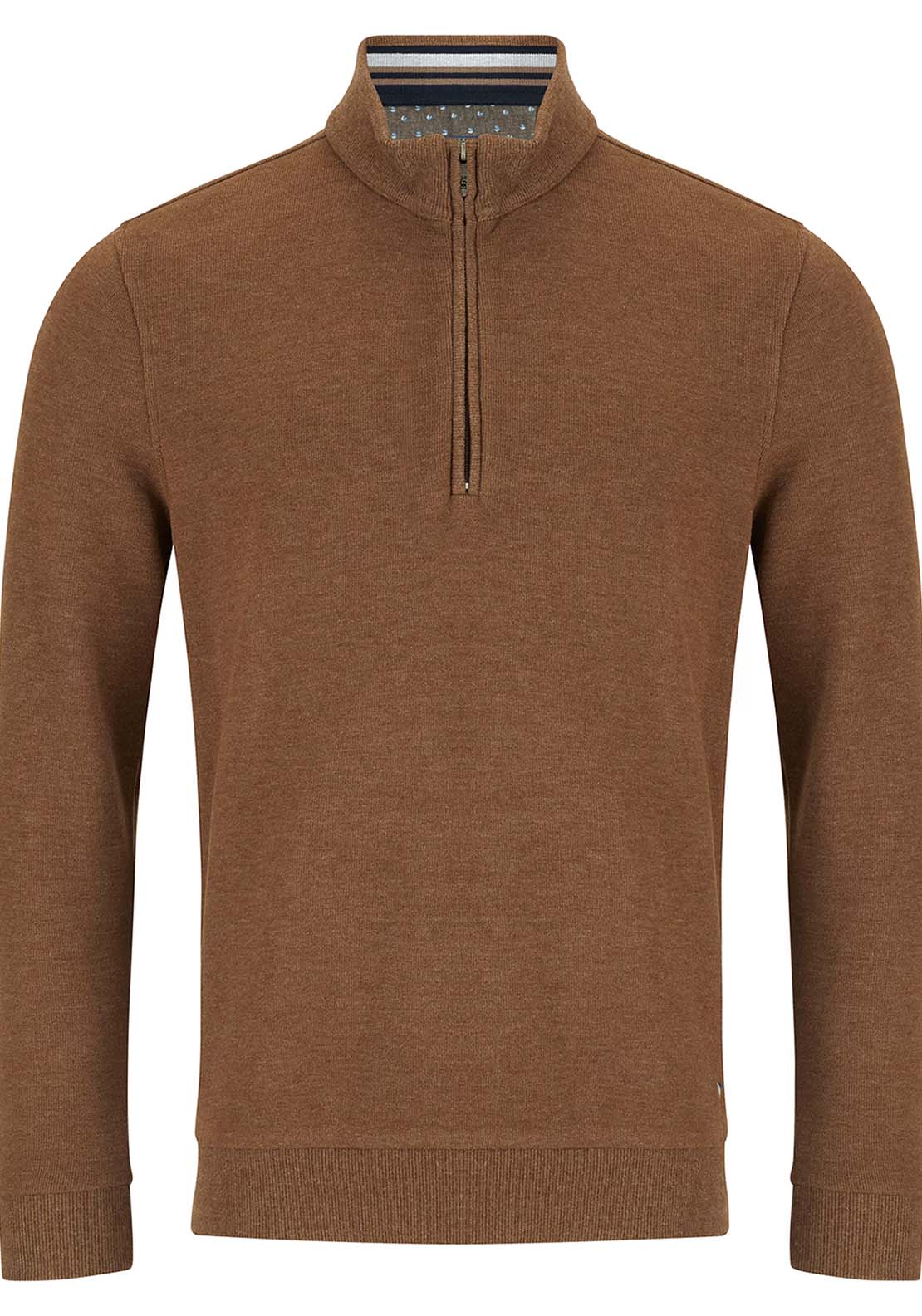 Drifter 1/4 Zipsweatshirt - Camel 1 Shaws Department Stores