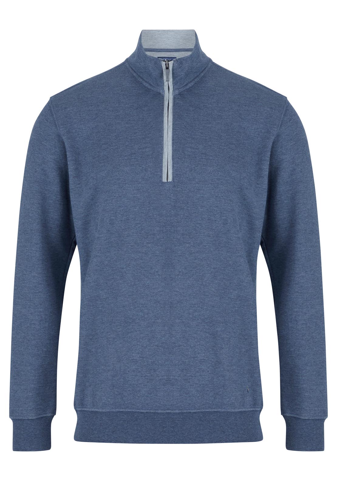 Drifter 1/4 Zip Sweatshirt - Blue 1 Shaws Department Stores