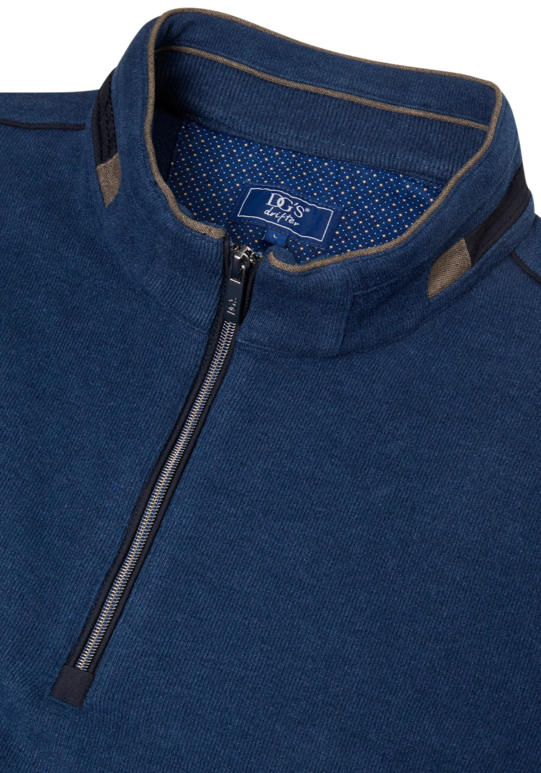 1/4 Zip Sweatshirt - Blue